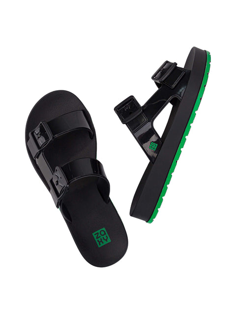 Zaxy Flash Slide - Black