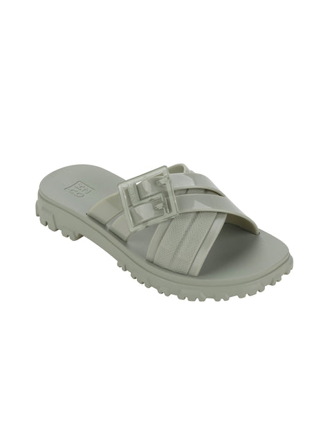 Zaxy Bliss Slide - Light Green Military