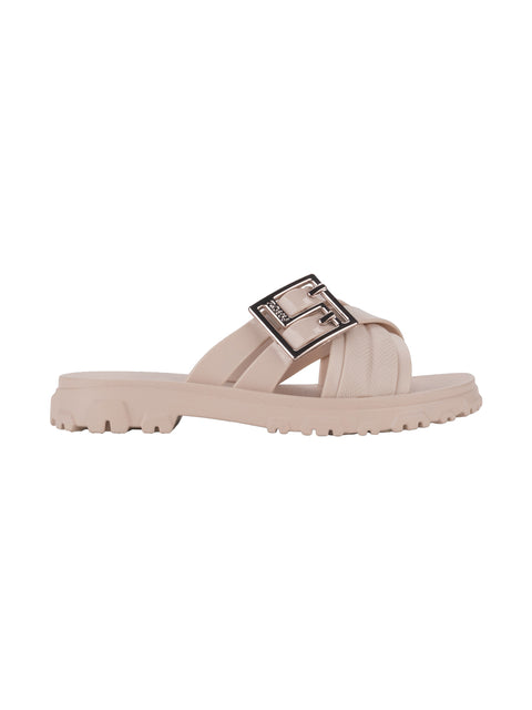 Zaxy Bliss Slide - Light Nude