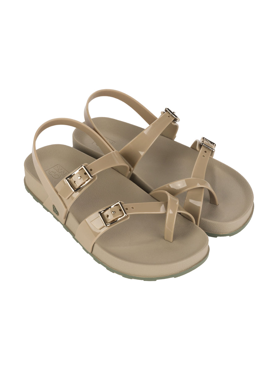 Zaxy Smart Sandal Dark Beige