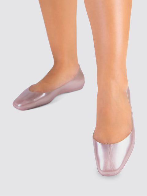 Zaxy Plie Sapatlha - Pearly Pink