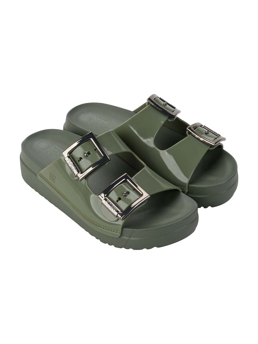 Sandalias Zaxy Partner New AD Glitter Off White