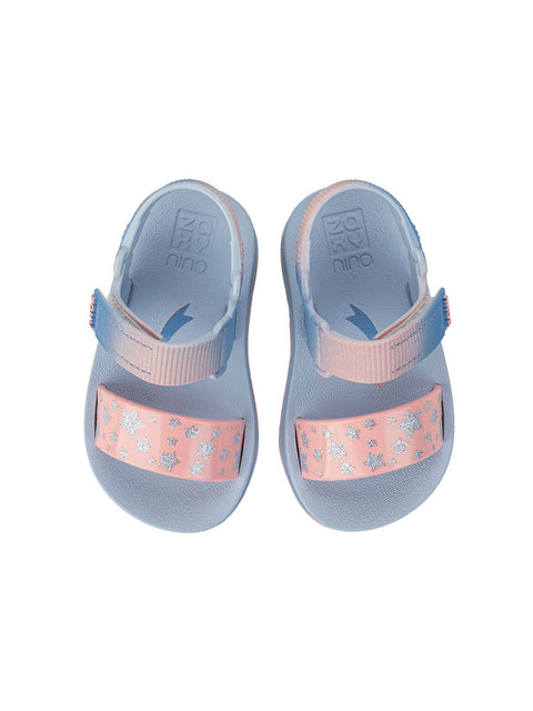 Zaxy Nina Moderninha Print Baby - Ice Blue