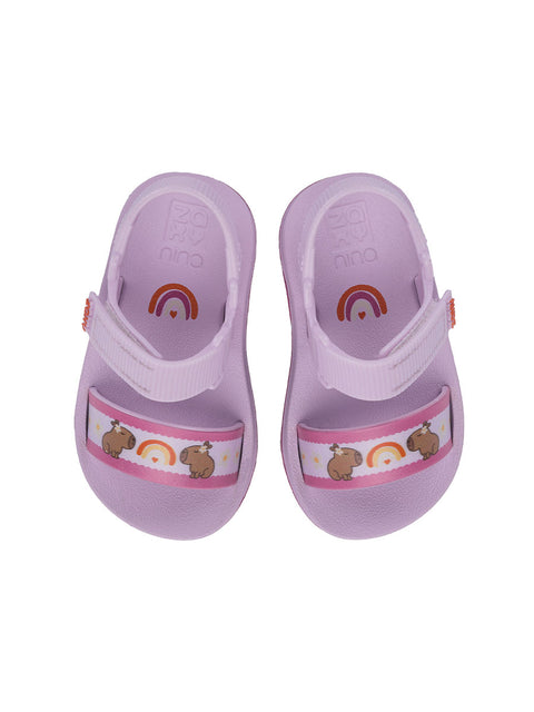 Zaxy Nina Moderninha Print Baby - Lilac/Capybara