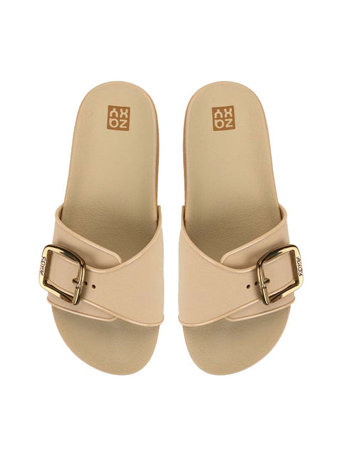 Zaxy Hug Slide - Light Beige