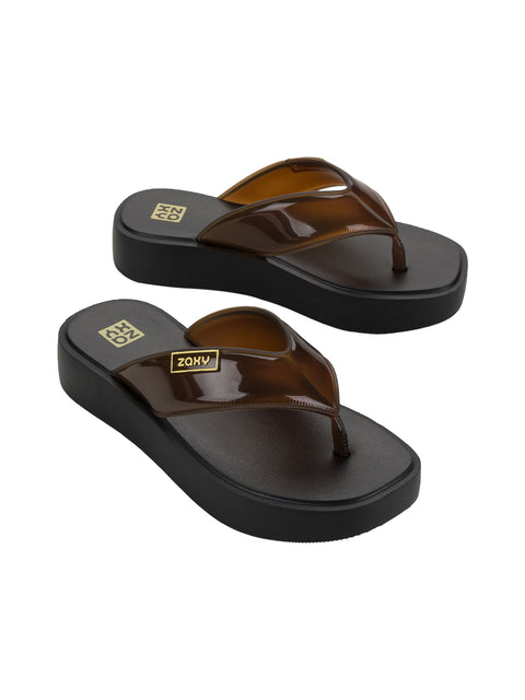 Zaxy Trend Tam - Transparent Brown/Black