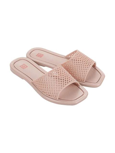 Zaxy Mesh Slide - Light Nude