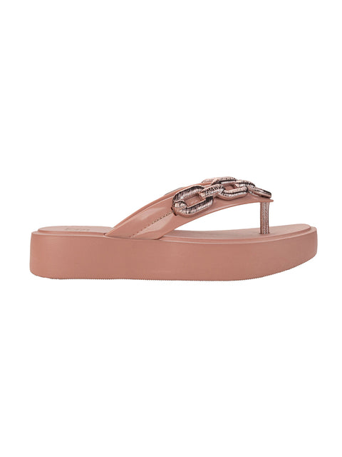 Zaxy Chain Tam - Nude/Rose