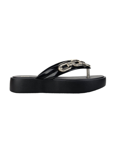 Zaxy Chain Tam - Black/Light Gold