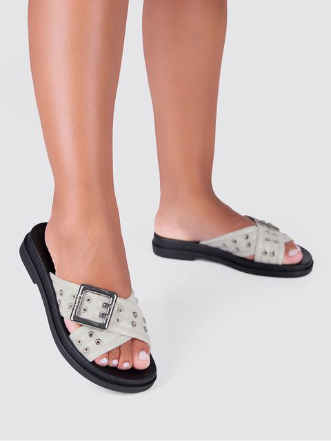 Zaxy Stylish - Off White/Black