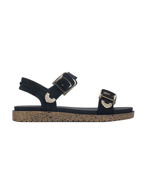 Zaxy Rich Sandal - Black/Cork
