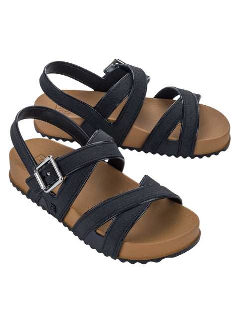 Zaxy Time Sand - Black/Dark Beige