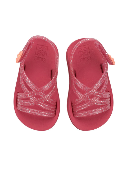 Zaxy Nina Pretty Sand Baby - Dark Pink Glitter