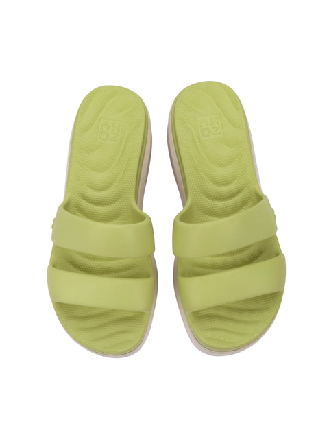 Zaxy Puffy Tam - Avocado Green/Off White