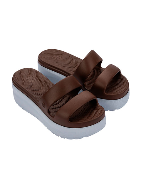 Zaxy Puffy Tam - Coffee Brown/Blue