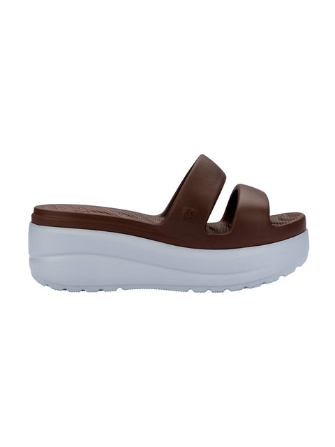 Zaxy Puffy Tam - Coffee Brown/Blue