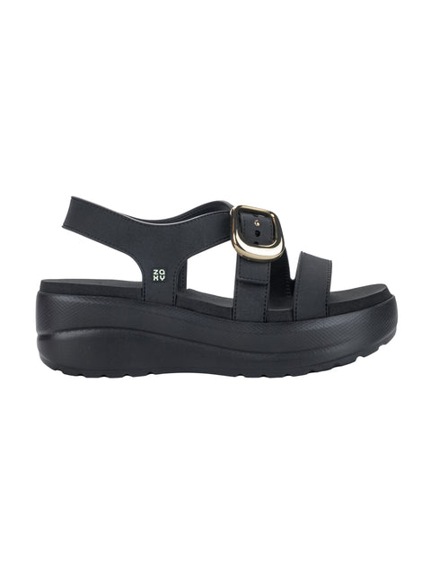 Zaxy Flow Up Sandal - Black