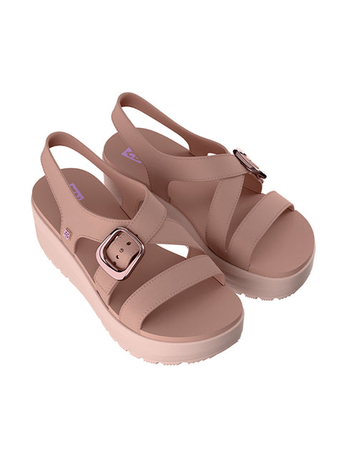 Zaxy Flow Up Sandal - Nude/Light Nude