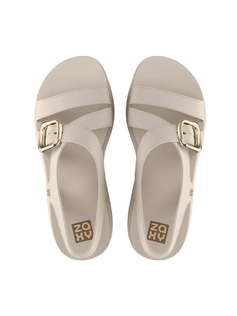 Zaxy Flow Up Sandal - Off White