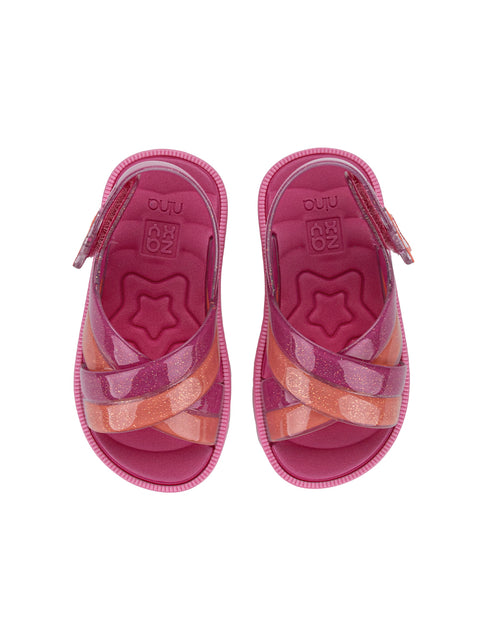 Zaxy Nina Rainbow Sand Baby - Flowers Pink/Orange