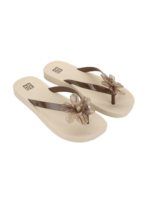 Zaxy Summer + Necessaire - Coffee Brown/ Off