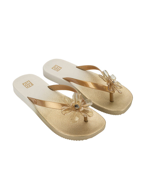 Zaxy Summer + Necessaire - Gold/ Off White