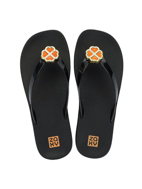 Zaxy Hype II Thong - Black/Flower