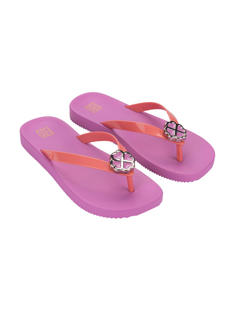Zaxy Hype II Thong - Pink Guava/Lilac Flower