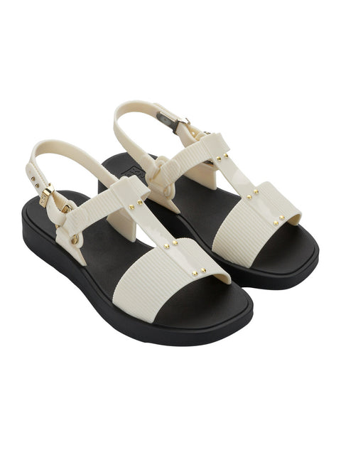 Zaxy Look Sand - Off White/Black