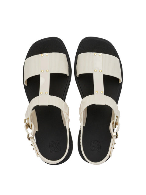 Zaxy Look Sand - Off White/Black