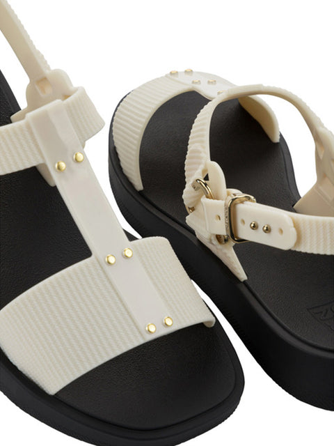 Zaxy Look Sand - Off White/Black