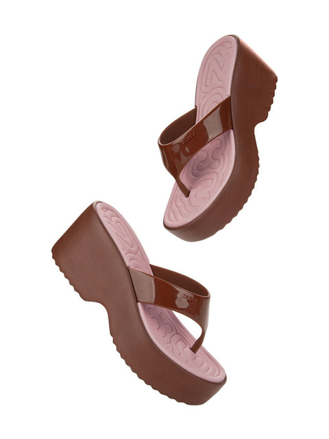 Zaxy Party Tam - Brown/Pink
