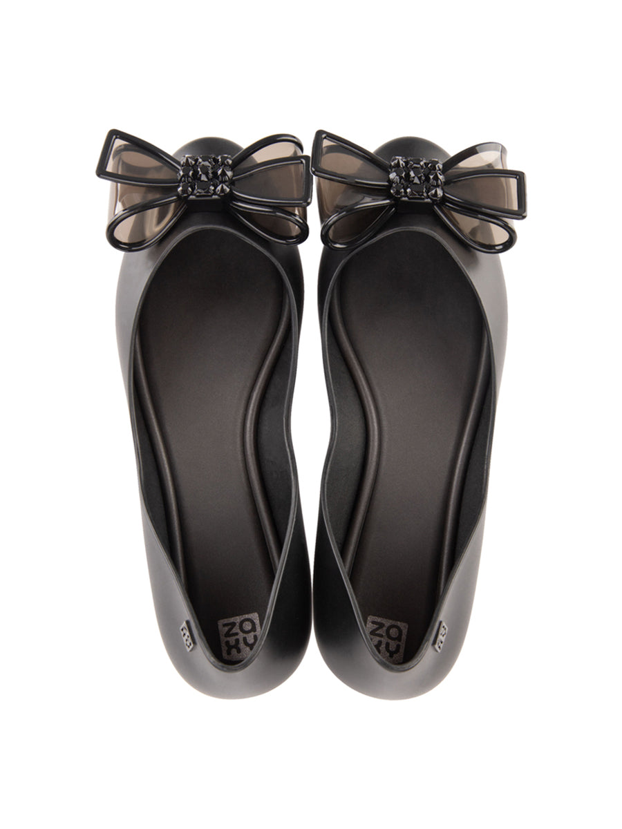 zaxy black flats