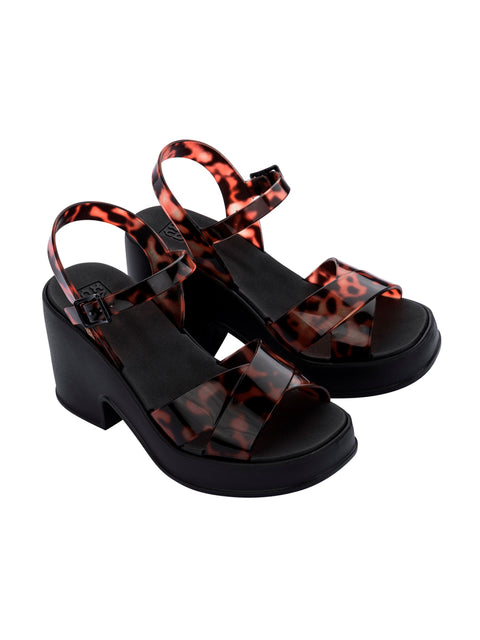 Zaxy Pop Up Plat Fem - Black Leopard