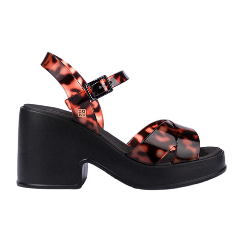 Zaxy Pop Up Plat Fem - Black Leopard