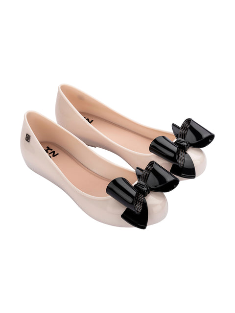 Zaxy Pop Icon Bow Fem - Off White/Black