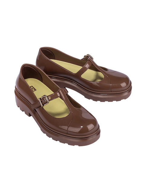 Zaxy Sweet Mary Jane - Brown/Avocado Green