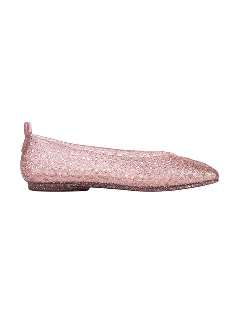 Zaxy Mesh Fem - Glitter Nude