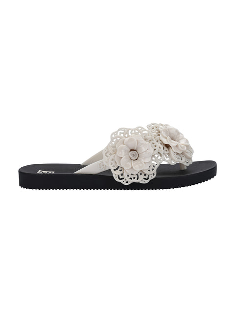 Zaxy Flowers Fem - Off White/Black