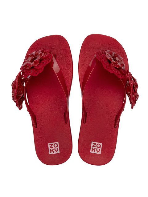 Zaxy Flowers Fem - Red